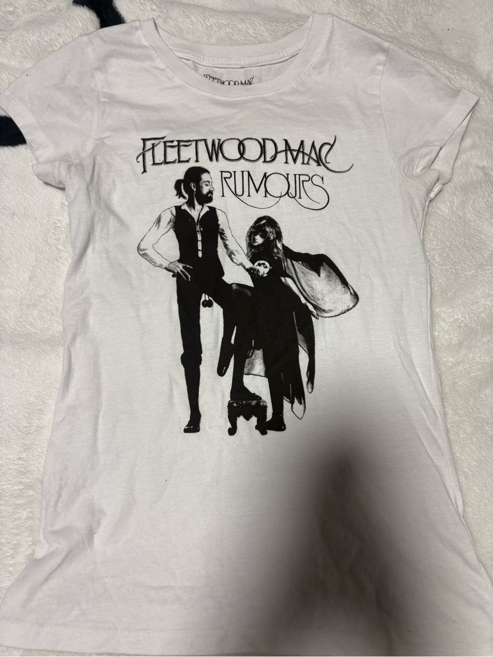 Fleetwood Mac Rumours White Graphic Tee - Women's Short Sleeve
